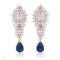 SPECTACULAR BLUE LONG DROP EARRINGS