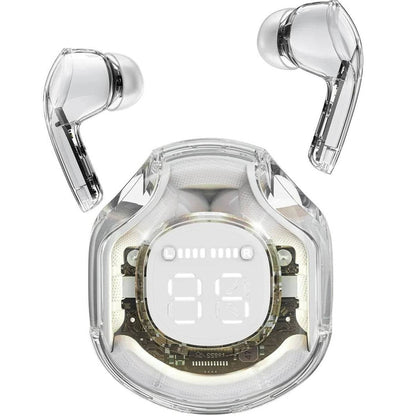 Air 39 Pro Transparent Wireless Earbuds | A39 Bluetooth 5.3 Headset | HiFi AirBuds with Deep Bass & Touch Control