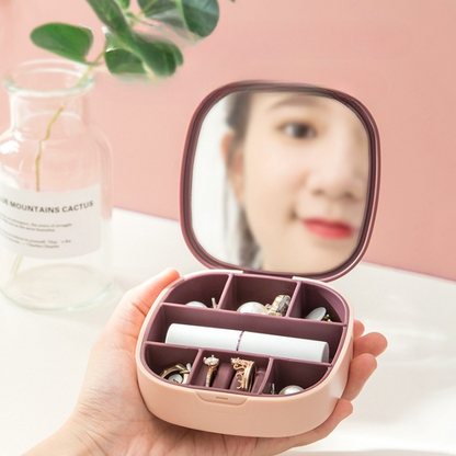 Compact Jewellery Organizer with Mirror