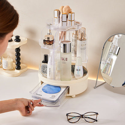 360° Rotating Makeup Storage Box
