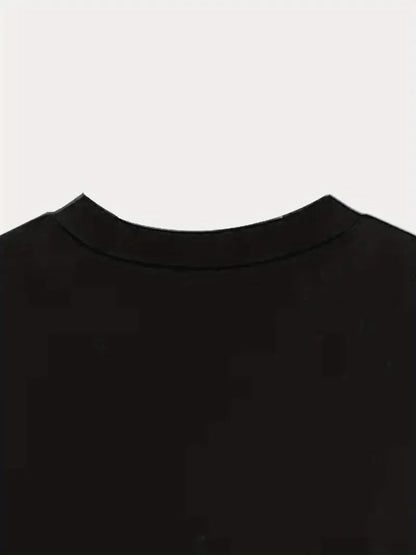 Men's Gradient Black to Blue Short-Sleeve Crewneck T-Shirt - Lightweight Polyester, Summer Casual Wear, Machine Washable