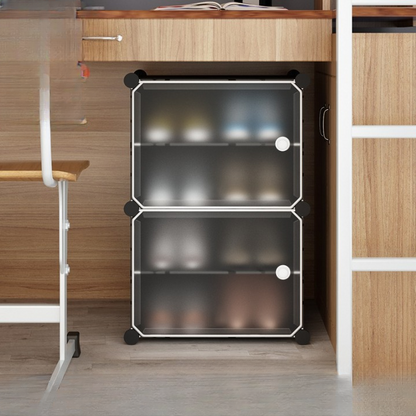 Attachable Cube Cabinet & Shoes Rack Regular